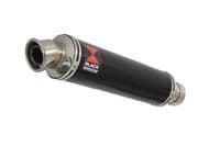 Akuma 125 2020-2023 Exhaust Silencer 350mm Round Black Stainless
