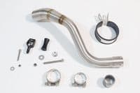 Akuma 125 2020-2023 Exhaust Silencer 350mm Round Black Stainless