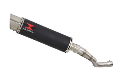 Akuma 125 2020-2023 Exhaust Silencer 360mm GP Round Black Stainless