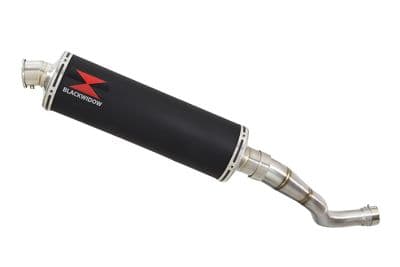 Akuma 125 2020-2023 Exhaust Silencer 400mm Oval Black Stainless