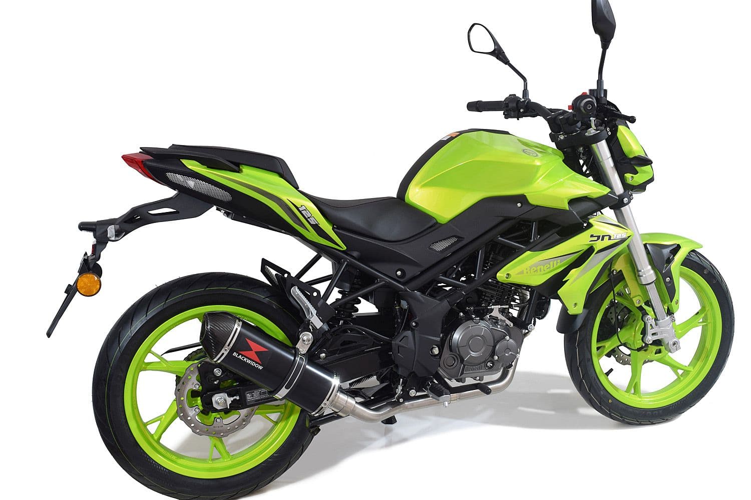 BN 125 2018-2024 Performance Exhaust System 300mm Oval Black