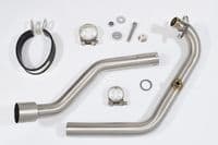 BN 125 2018-2024 Performance Exhaust System 300mm Oval Stainless + Carbon Tip Silencer