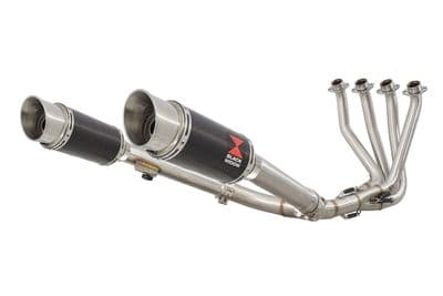 CB 1100 X11 4-2 Exhaust System + 200mm Round Carbon Silencers