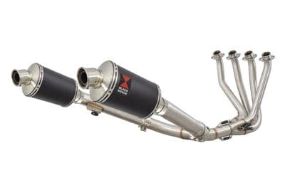 CB 1100 X11 4-2 Exhaust System + 230mm Oval Black Stainless Silencers