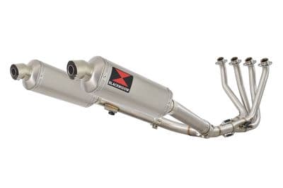 CB 1100 X11 4-2 Exhaust System + 300mm Hexagonal Brushed Stainless Silencers