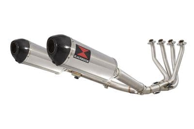 CB 1100 X11 4-2 Exhaust System + 300mm Oval Stainless Carbon Tip Silencers