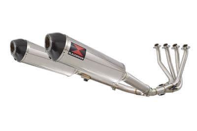 CB 1100 X11 4-2 Exhaust System + 400mm Oval Stainless Carbon Tip Silencers