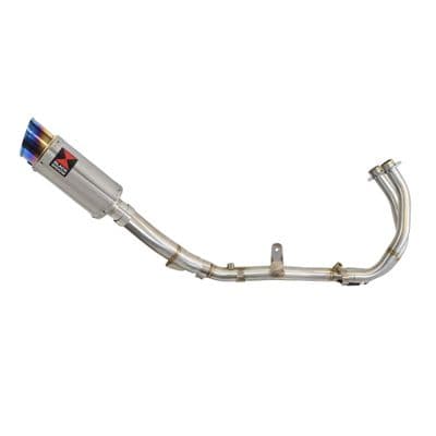CB 500 Hornet 2024 - 2026 Exhaust System 200mm Round Blue Tip Stainless Silencer