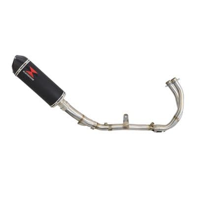 CB 500 Hornet 2024 - 2026 Exhaust System 300mm Oval Black Stainless Carbon Tip Silencer