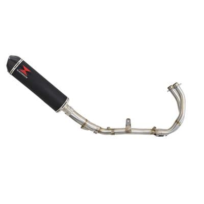 CB 500 Hornet 2024 - 2026 Exhaust System 400mm Oval Black Stainless Carbon Tip Silencer