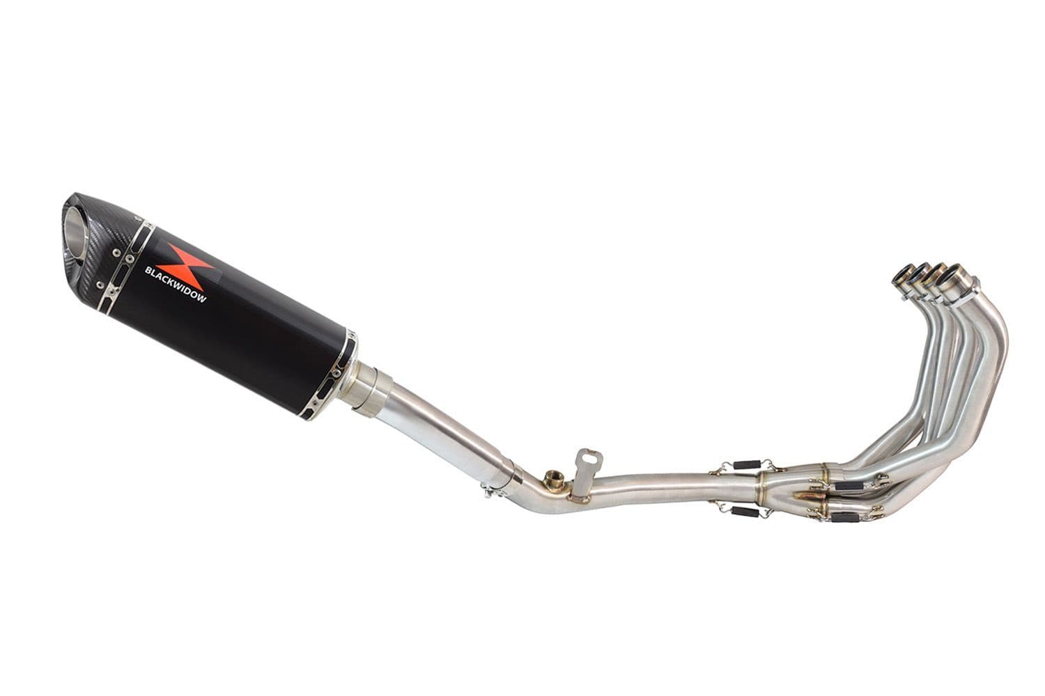 CB 600 F PC41 Hornet 07-13 De Cat Exhaust System 200mm Black