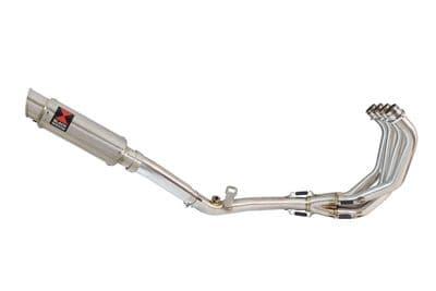 CB 600 F (PC41) Hornet 07-13 De Cat Exhaust System + 230mm GP Round Stainless Silencer