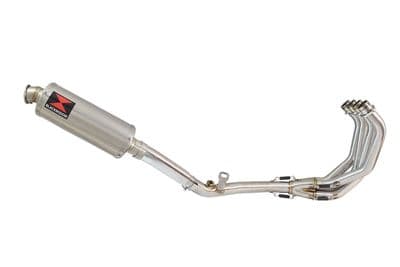CB 600 F (PC41) Hornet 07-13 De Cat Exhaust System + 300mm Round Stainless Silencer