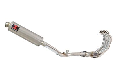 CB 600 F (PC41) Hornet 07-13 De Cat Exhaust System + 400mm Round Stainless Silencer