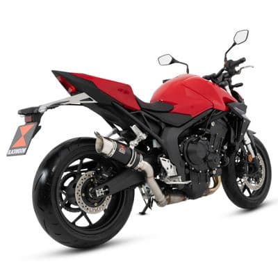 CB1000 Hornet / SP 2025 - 2026 Exhaust Silencer 200mm Round GP Black Stainless Steel Silencer