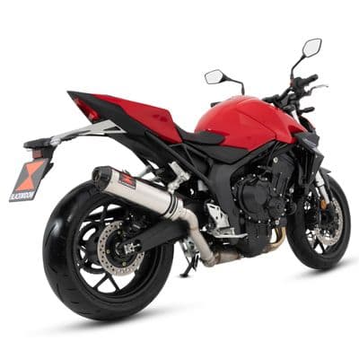 CB1000 Hornet / SP 2025 - 2026 Exhaust Silencer 370mm Round Stainless Steel  Carbon Tip Silencer