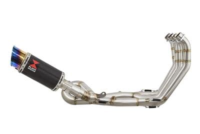 CB1000R Neo Sports Cafe SC80 Performance Exhaust 200mm Round Blue Tip Carbon Silencer