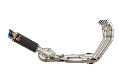 CB1000R Neo Sports Cafe SC80 Performance Exhaust 230mm GP Round Blue Tip Carbon Silencer