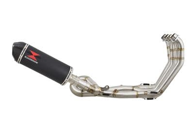 CB1000R Neo Sports Cafe SC80 Performance Exhaust 300mm Oval Black Stainless Carbon Tip Silencer