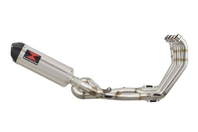 CB1000R Neo Sports Cafe SC80 Performance Exhaust 300mm Oval Stainless Carbon Tip Silencer