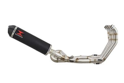CB1000R Neo Sports Cafe SC80 Performance Exhaust 400mm Oval Black Stainless Carbon Tip Silencer