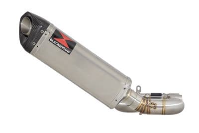 CB1000R (SC60) 2008-2017 Performance Exhaust Silencer Kit 350mm Tri Oval Stainless Carbon Tip