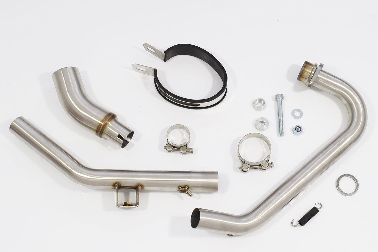 CB125F 2015-2020 Exhaust System 300mm Oval Black Stainless Carbon