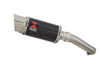 CB1300 S F SC54 2003-2015 Exhaust Link Pipe & 200mm Round Carbon Stainless Tip Silencer