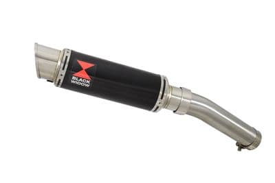 CB1300 S F SC54 2003-2015 Exhaust Link Pipe & 230mm GP Round Black Stainless Silencer