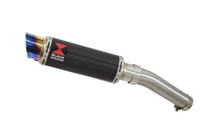 CB1300 S F SC54 2003-2015 Exhaust Link Pipe & 230mm GP Round Blue Tip Carbon Silencer
