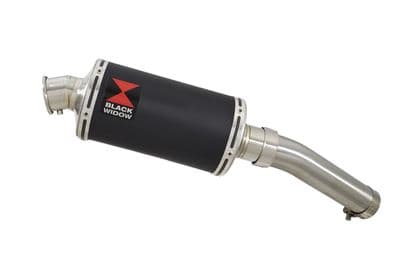 CB1300 S F SC54 2003-2015 Exhaust Link Pipe & 230mm Oval Black Stainless Silencer