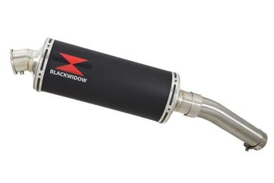 CB1300 S F SC54 2003-2015 Exhaust Link Pipe & 300mm Round Black Stainless Silencer