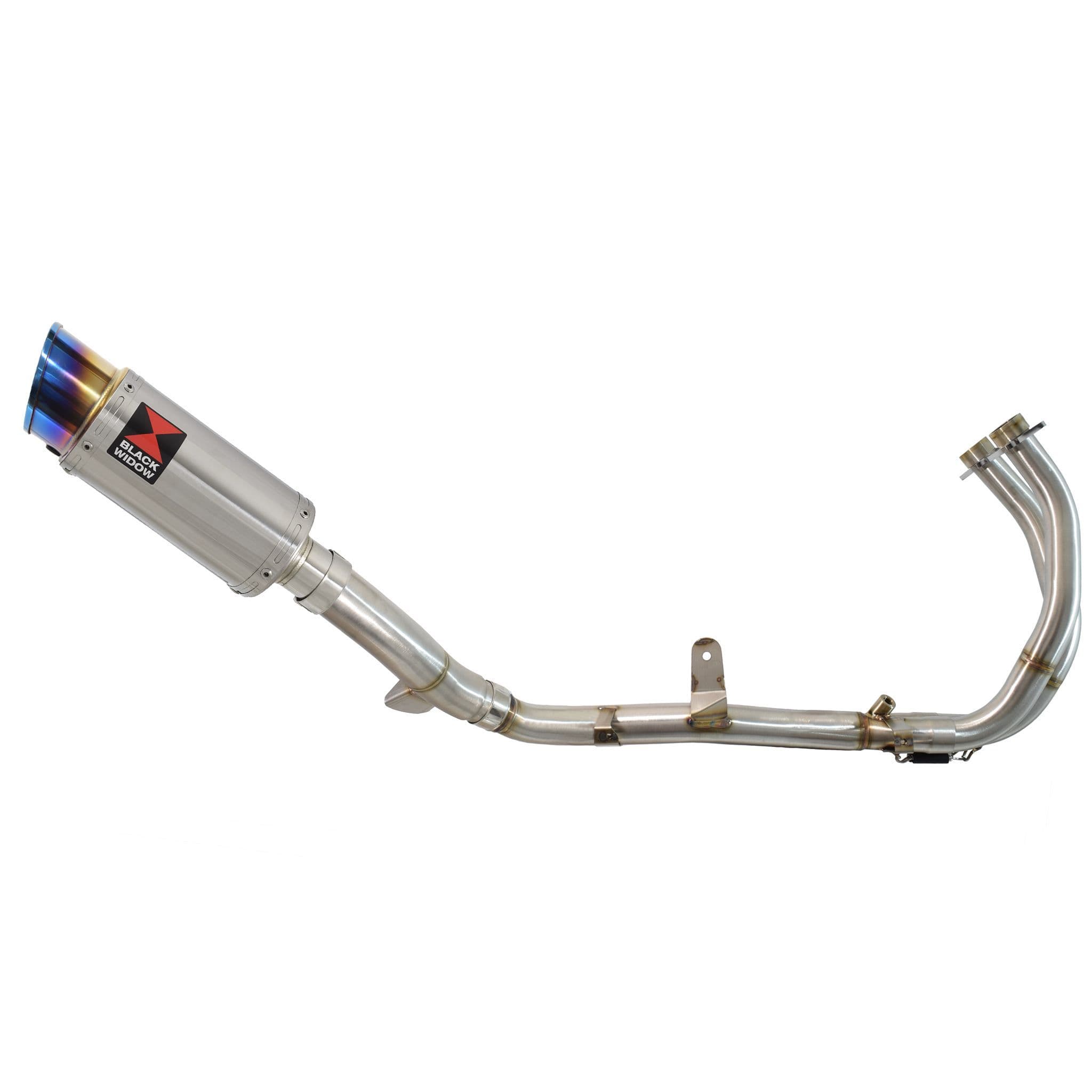 CB500 F 2020-2023 Exhaust System 200mm Round Blue Tip