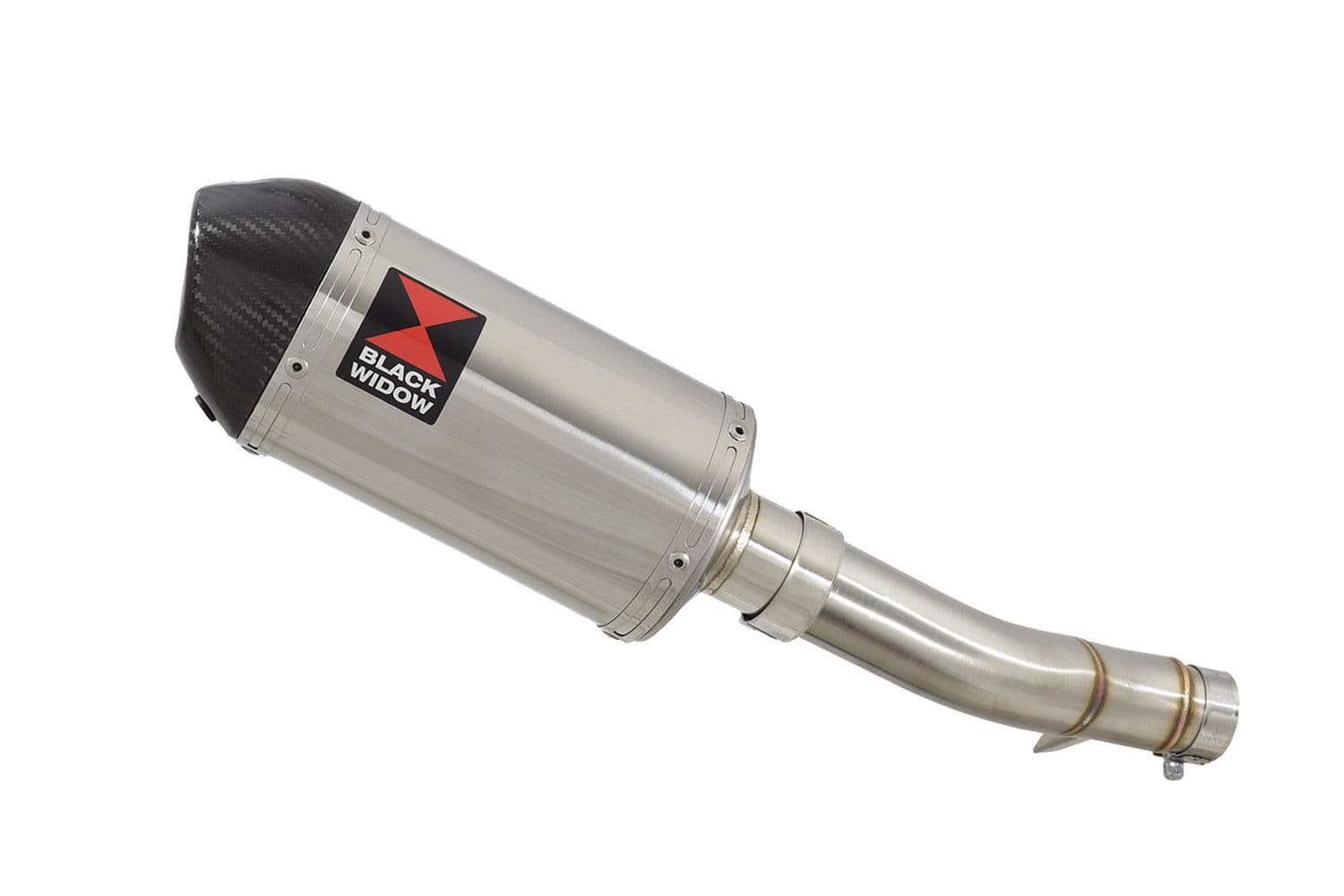 CB500X 2013-2016 Exhaust Link Pipe & 200mm Oval Stainless Carbon