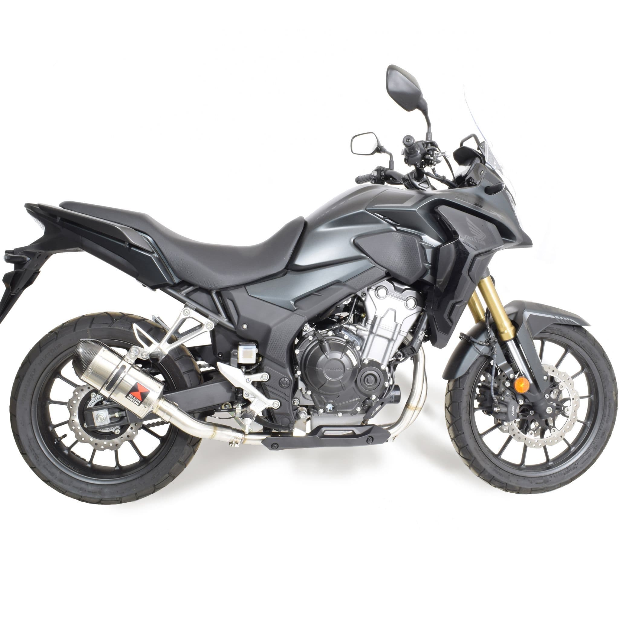 CB500X 2022 - 2025 Performance Exhaust System 200mm Oval Stainless