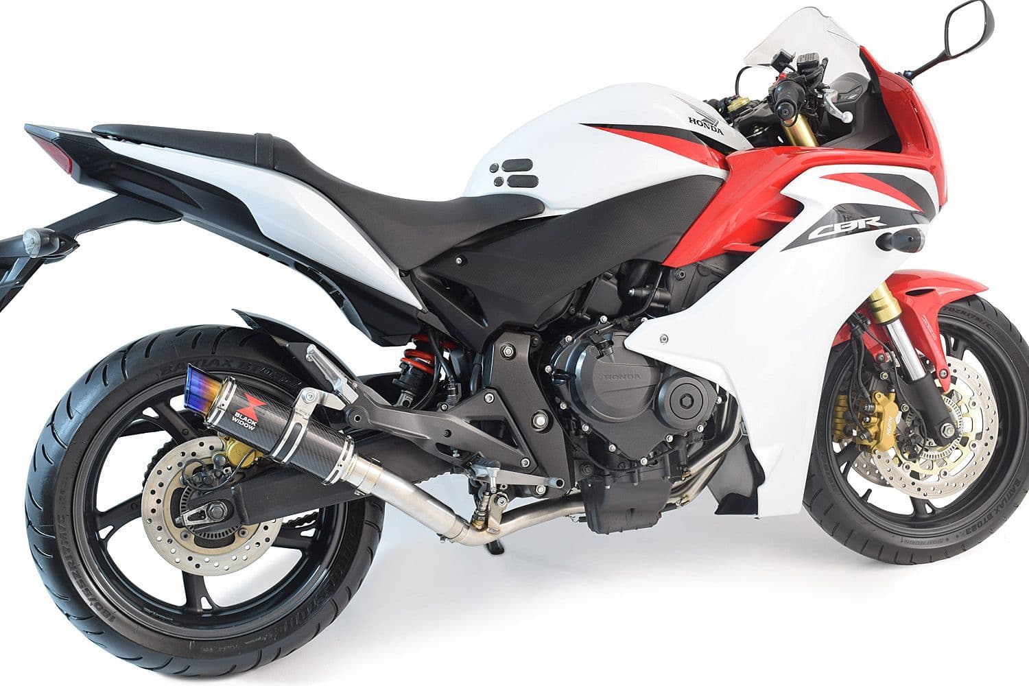 CB600 PC41 Hornet 07-13 Race De Cat Exhaust System 230mm GP Round