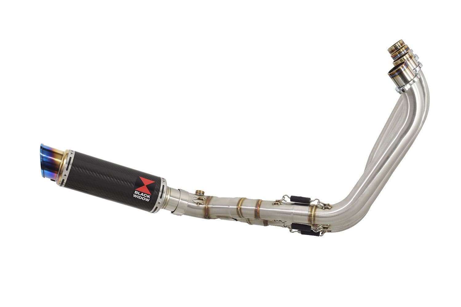 CB650F 2014-2020 Low Level De-Cat Exhaust System 230mm GP Round