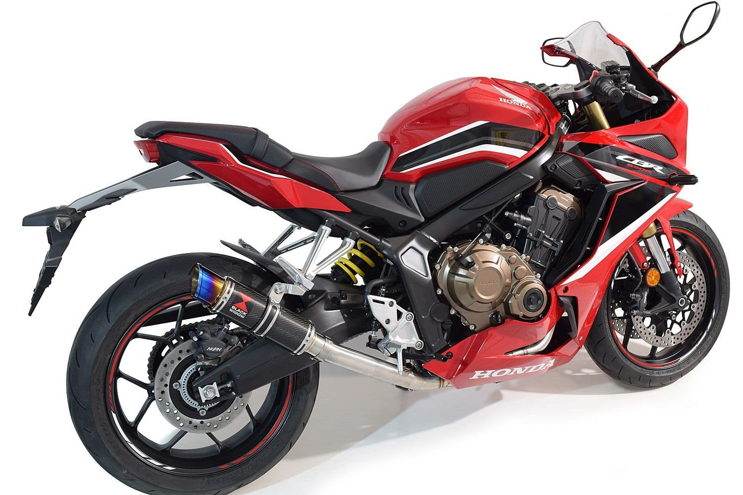 ST CB650R 2024 - 2026 High Level Exhaust System 230mm GP ound Blue