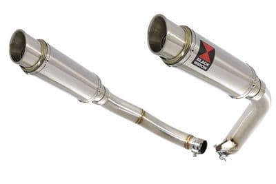 CBF1000 2006-2011 Twin Exhaust Silencers 230mm GP Round Stainless