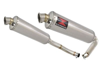 CBF1000 2006-2011 Twin Exhaust Silencers 400mm Round Stainless