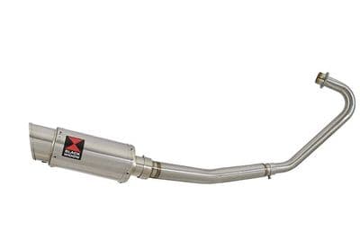 CBF125 2008-2018 Exhaust System + 200mm Round Stainless Silencer