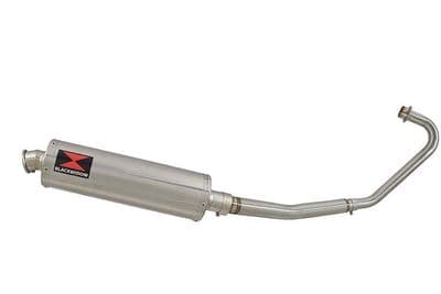CBF125 2008-2018 Exhaust System + 400mm Oval Stainless Silencer