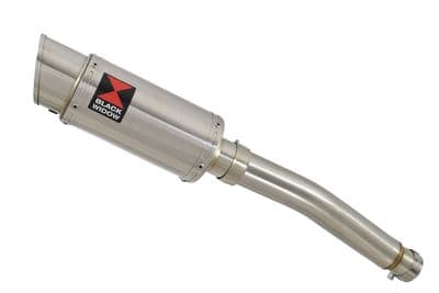 CBF600 (PC38) 04-07 Link Pipe and 200mm Round Stainless Silencer