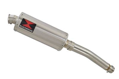 CBF600 (PC38) 04-07 Link Pipe and 300mm Oval Stainless Silencer