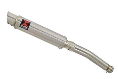 CBF600 (PC38) 04-07 Link Pipe and 350mm Round Stainless Silencer