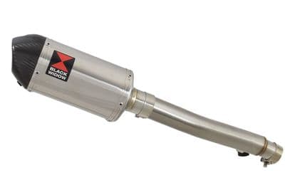 CBF600 S N SA (PC43) 08-13 Link Pipe and 200mm Oval Stainless Carbon Tip Silencer
