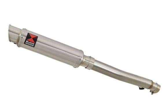 CBF600 S N SA (PC43) 08-13 Link Pipe and 350mm GP Round Stainless Silencer