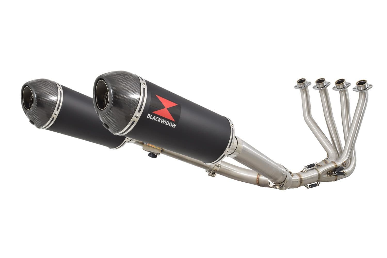 CBR 1100 XX Blackbird 4-2 Exhaust System 300mm Oval Black