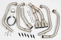CBR 900 RR Fireblade Performance Exhaust System 200mm Oval Black Stainless Carbon Tip Silencer