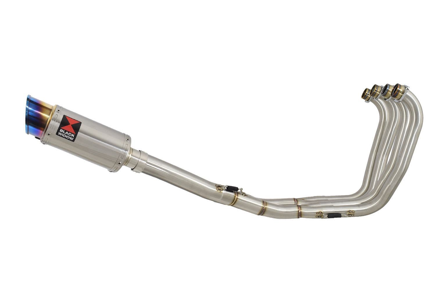 その他 N.K CBR 900 RR Fireblade Performance Exhaust System 200mm Round Blue